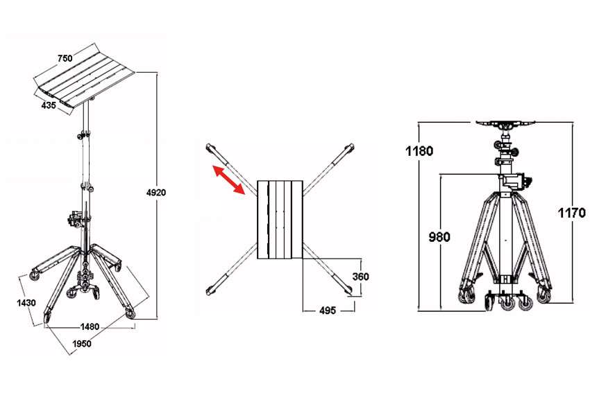 Portable Assembly Lift Cm 5 Max Height 4 9 M 90 Kg Portable Assembly Lift Cm 5 Max Height 4 9 M 90 Kg