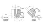 Warsteiner Alu - Aluminium klemprofiel 6mm glas - 6mtr/lng 