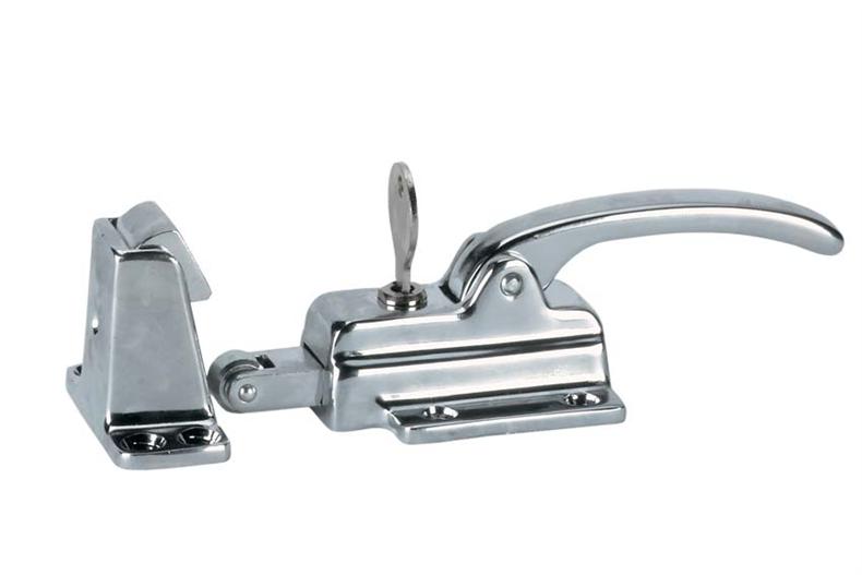 Latches for hinged doors