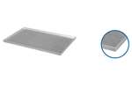 Lineoplus - Bakplaat alu 325x530x20mm geperforeerd - 4 boorden 90° 1,5mm 