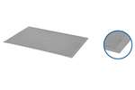 Lineoplus - Bakplaat alu 600x400x10mm geperforeerd - 2 schuine boorden opening 40 1,5mm 