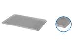 Lineoplus - Bakplaat alu 600x400x20mm geperforeerd - 3 boorden 90° + 1 schuine 1,5mm 