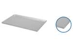 Lineoplus - Bakplaat alu - 600x400x20mm - 4 boorden 90° - 1,5mm 