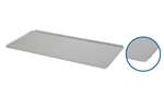Lineoplus - Bakplaat alu - 800x400x10mm - 4 open hoeken 45° - 1,5mm 