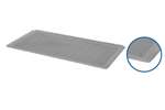 Lineoplus - Bakplaat alu 800x400x10mm geperforeerd - 4 open hoeken 45° 1,5mm 