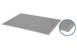 Lineoplus - Bakplaat alu 800x600x10mm geperforeerd - 2 schuine boorden opening 60 2mm 