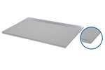 Lineoplus - Bakplaat alu - 800x600x23mm - 3 boorden 90° - 1 schuine 1,5mm 