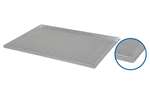 Lineoplus - BAKPLAAT ALU 800X600X23MM GEPERFOREERD - 3 BOORDEN 90° + 1 SCHUINE 1,5MM 