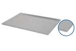 Lineoplus - Bakplaat alu - 800x600x23mm - 4 boorden 90° - 1,5mm 
