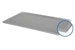 Lineoplus - Bakplaat alu 980x580x23mm geperforeerd - 3 boorden 90° + 1 schuine 1,5mm 