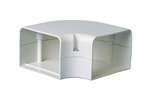 SpeediDuct - Platte bocht 90° - 70mm 