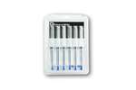 Alixo - Extreme white leak stop 6-pack van 12ml - cartridges met 1/4 sae adaptors 