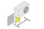 Alixo - MUURKONZOLE VOOR GEISOLEERDE BUITENMUREN - 800X465X482/382MM - 55+55KG 