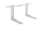 Alixo - Muurkonzole gelakt - met traverse - 465x400x800mm - 80+80kg 