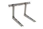 Alixo - Rvs muurkonzole 1.5mm met traverse - 540x400x780mm - 100+100kg - aisi304 