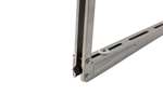 Alixo - Rvs muurkonzole 1.5mm met traverse - 540x400x780mm - 100+100kg - aisi304 