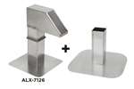 Alixo - Aluminium dakdoorvoer - alx-7126 + regelbaar onderstel 