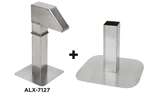 Alixo - Aluminium dakdoorvoer - met regelbaar onderstel 450mm 