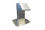Alixo - Rvs dakdoorvoer 125x250mm - 1 uitgang - rvs 1.5mm 