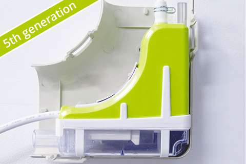 Aspen Pumps - Xtra - Aspen Silent+ Mini Lime pomp - 134x45x145mm - met INOAC CleanDuct - FP3321/5  Aspen Pumps - Xtra - Aspen Silent+ Mini Lime pomp - 134x45x145mm - met INOAC CleanDuct - FP3321/5