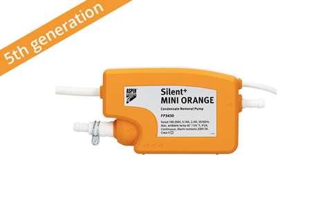 Aspen Pumps - Xtra - Silent+ Mini Orange - 145x37,9x65,7mm - FP3430  Aspen Pumps - Xtra - Silent+ Mini Orange - 145x37,9x65,7mm - FP3430