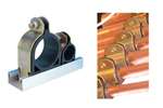 Aspen Pumps - Xtra - Buisklem metaal/rubber 28-30mm - bevestiging op montagerail - 10pce/pck 
