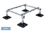 Big Foot Systems - Big foot multi frame (in box) - 1000x1200mm - 4x305mm voet 