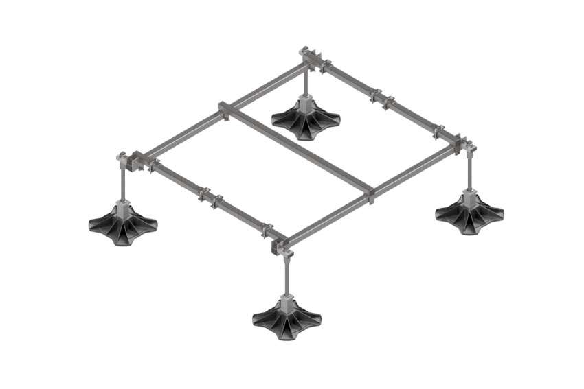 Big Foot Systems - Big Foot multi frame xl - 1500x1200mm - 4x330mm Foot