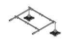 Big Foot Systems - Big foot multi frame extensie (box) - 1000x1200mm - 2x330mm voet 