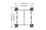 Big Foot Systems - Big Foot Multi Frame XL - 1500x1500mm - 4x330mm voet 