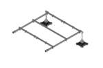 Big Foot Systems - Big Foot Multi Frame XL extensie - 1500x1500mm - 2x330mm voet 