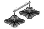Big Foot Systems - Big Foot regelbare HD beam - 600x600mm - hoogte 330-560mm 