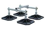 Big Foot Systems - Big foot regelbare hd cube - voet 450x450mm / frame 360x710x800mm 