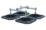 Big Foot Systems - Big foot regelbare hd cube - voet 600x600mm / frame 360x710x800mm 