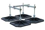 Big Foot Systems - BIG FOOT REGELBARE HD CUBE - VOET 600X600MM / FRAME 560X710X800MM 