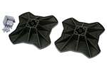 Big Foot Systems - H-frame tech set 330x330mm - 2 stelpoten + bevestigingskit 