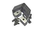 Big Foot Systems - Optionele bevestigingskit - voor "h" frame stelpoten 305x305mm 