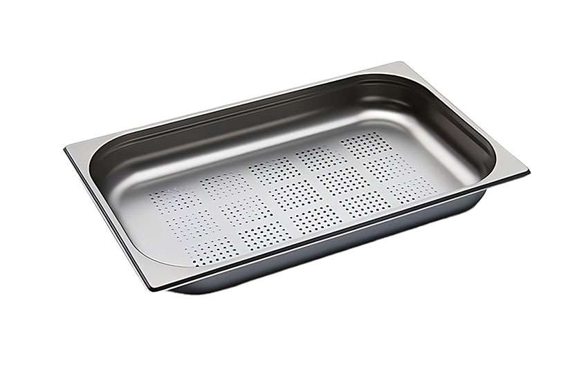 Recipient Line CFS Brands - GN1/1 - 65mm récipient inox - perforé - V-Line