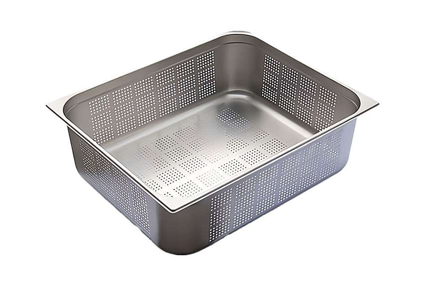 Recipient Line CFS Brands - GN2/1 - 200mm récipient inox - perforé - V-Line