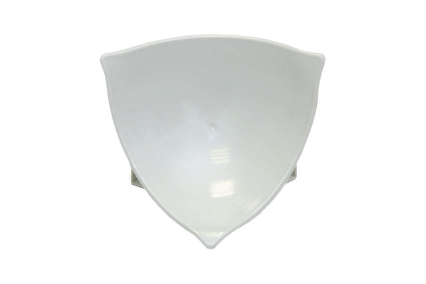 CoolX - Schelp voor grote afgeronde hoek - PVC - 10pce/pck