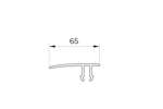 CoolX - Afdekking voor paneelframe - 80/100mm - 5.8mtr/lng 