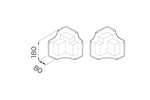 CoolX - Hoekverbinding voor paneelframe - 80mm - links - 4pce/pck 