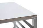 Lineoplus - Rvs regaalwagen bakery - 600x400mm - 8 niveaus - type t - in: 400mm (abs) 