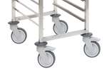 Lineoplus - Rvs regaalwagen gastro - 530x325mm - 20 niveaus - type t - in: 325mm 