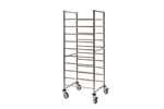 Lineoplus - Rvs regaalwagen gastro - 650x530mm - 10 niveaus - type t - in: 530mm 
