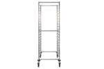 Lineoplus - RVS regaalwagen gastro - 650x530mm - 20 niveaus - type t - in: 530mm 