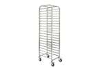 Lineoplus - Rvs regaalwagen gastro - 530x325mm - 20 niveaus - type h - in: 325mm 