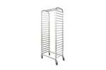 Lineoplus - Rvs regaalwagen bakery - 600x400mm - 20 niveaus - type h - in: 600mm 