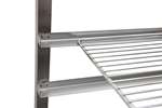 Lineoplus - Rvs regaalwagen bakery - 600x400mm - 15 niveaus - type h - in: 400mm 