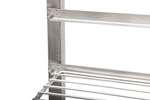 Lineoplus - Rvs regaalwagen bakery - 600x400mm - 15 niveaus - type h - in: 400mm 
